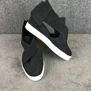 Ccocci Black Platform Cut-out Wedge Sneaker 7.5 Melody